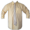 Rael Brook Landes Check Shirt & Tie Combination