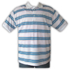 Louie James Naples Striped Polo Shirt