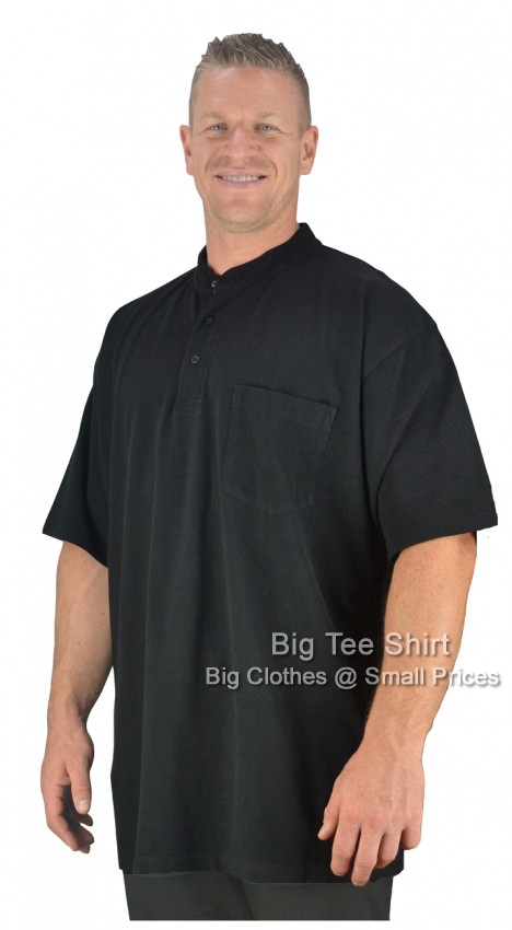 Black Big Tee Shirt Bjorn Grandad Top 